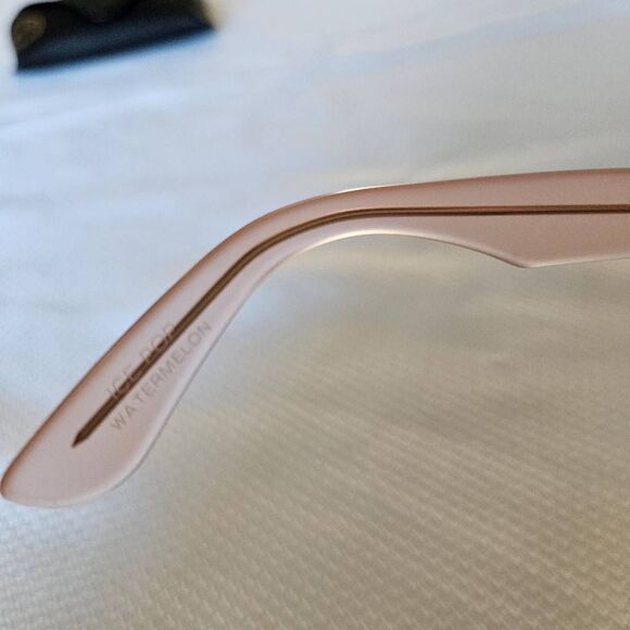 Ray-Ban Edition Pink Wayfarer Sunglases in Ice Pop Watermelon - Picture 3 of 7